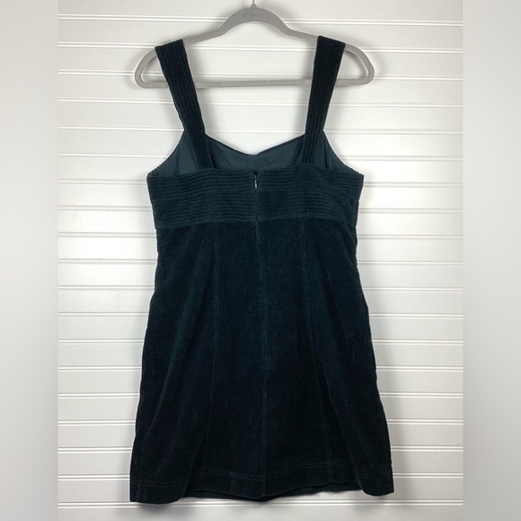 MADEWELL  Corduroy Sweetheart Mini Dress Ancient Forest Green Size 6 - Picture 6 of 11